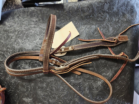 Double J Roughout Western Bridle