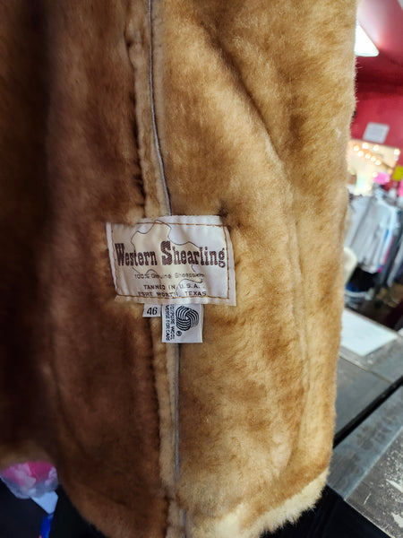 Western Shearling Sheepskin coat