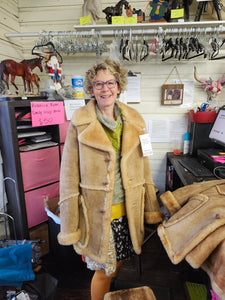 Western Shearling Sheepskin Coat