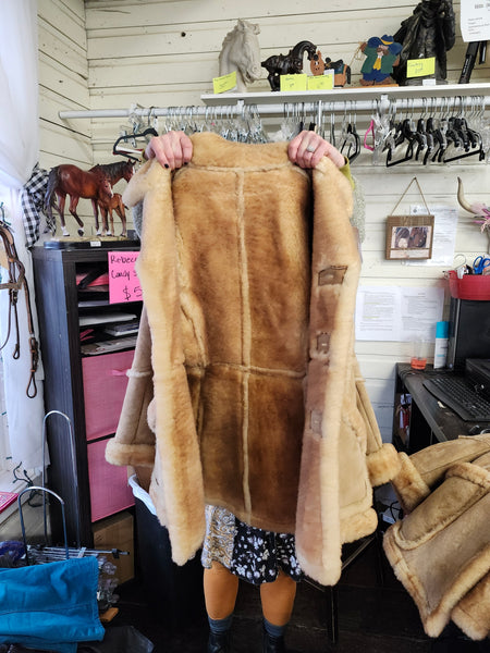 Western Shearling Sheepskin Coat