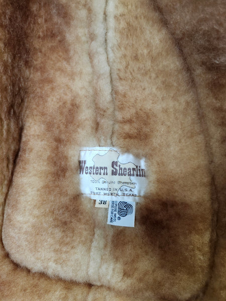 Western Shearling Sheepskin Coat