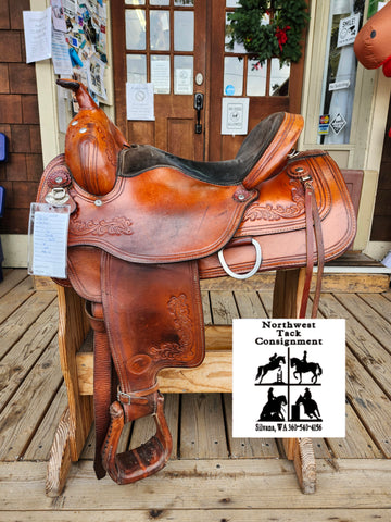 16" Tex-Tan Tex Flex Western Saddle