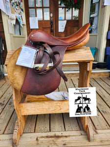 17" Stubben Close Contact Saddle