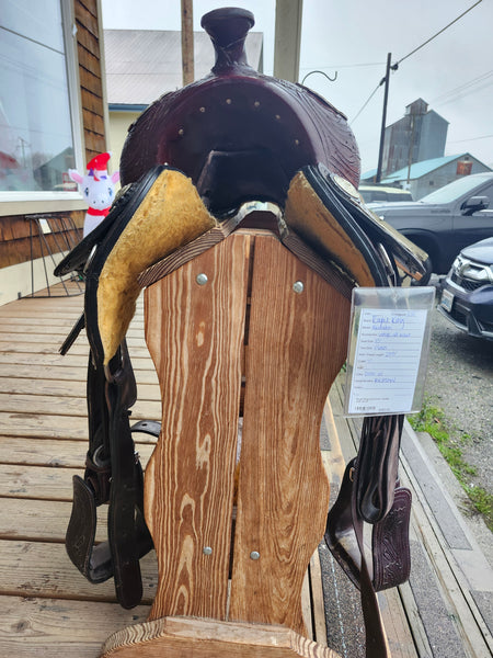 15" Royal King Equitation western saddle