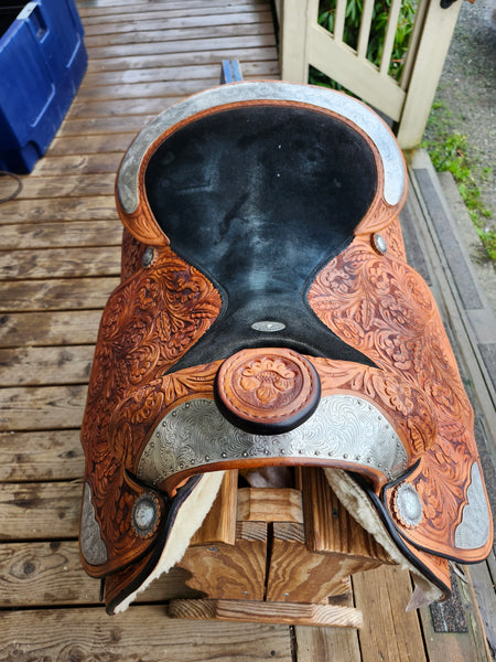 16" Champion Turf Western Equitation Show Saddle