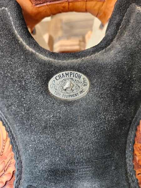 16" Champion Turf Western Equitation Show Saddle