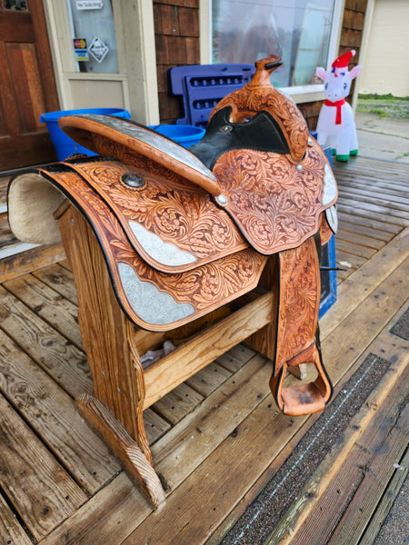 16" Champion Turf Western Equitation Show Saddle