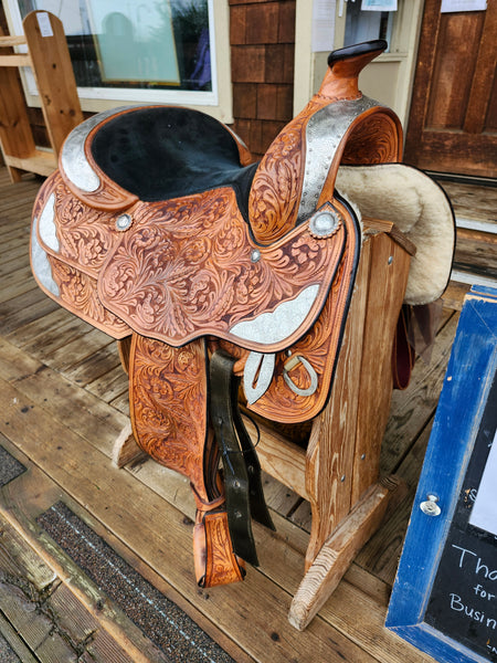 16" Champion Turf Western Equitation Show Saddle