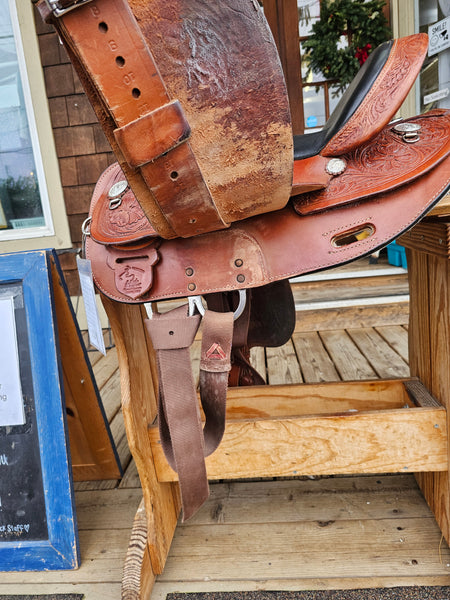 On Trial  15" High Horse Circle Y Mineral Wells Park & Trail Western Saddle