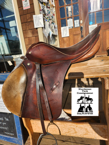 17" Stubben Siegfried Close Contact Saddle