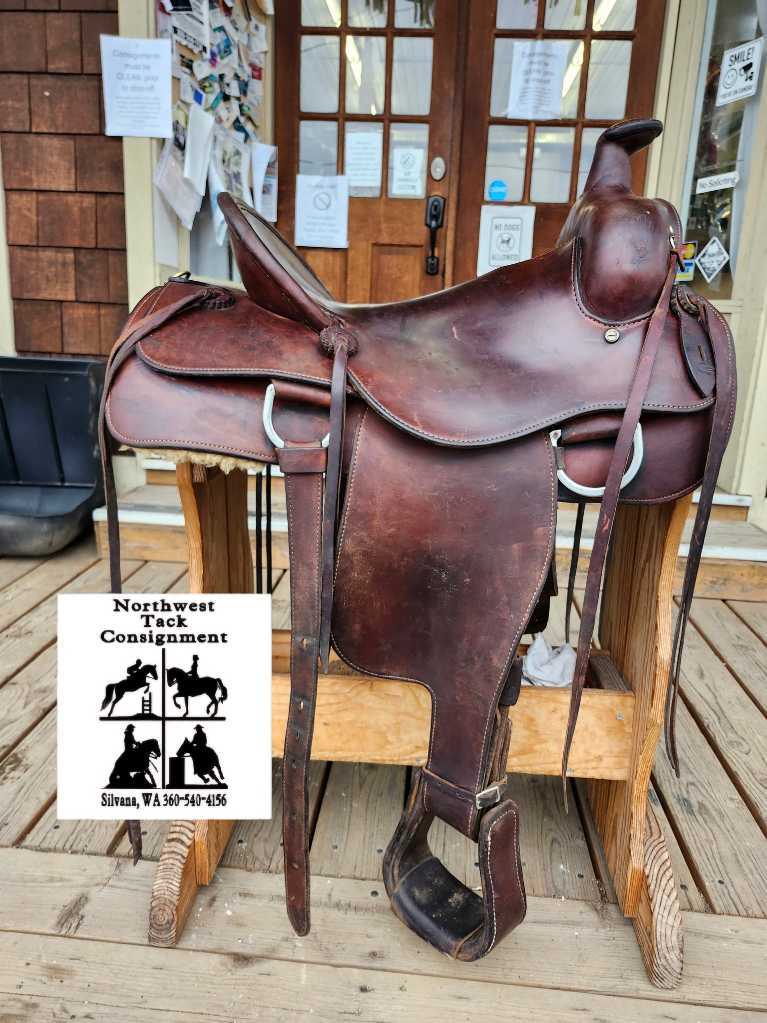 16" MacPherson Ranch Roping Saddle