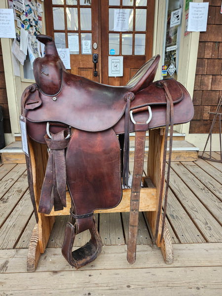 16" MacPherson Ranch Roping Saddle