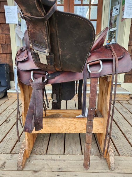 16" MacPherson Ranch Roping Saddle