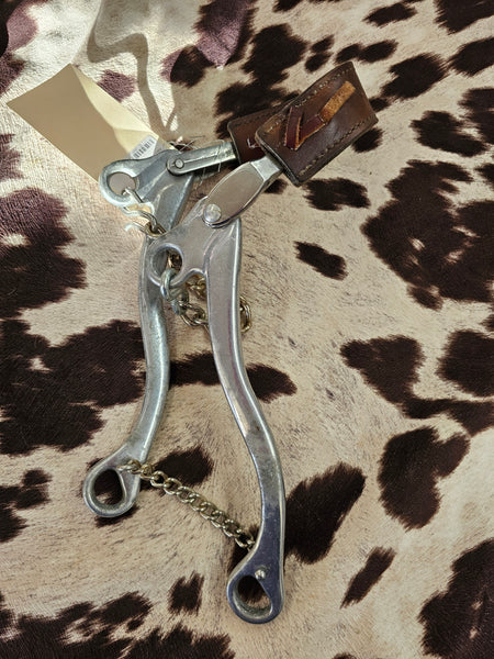 Sliester hackamore w/ leather nose