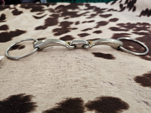 5.5" dewsbury kangaroo loose ring snaffle bradoon