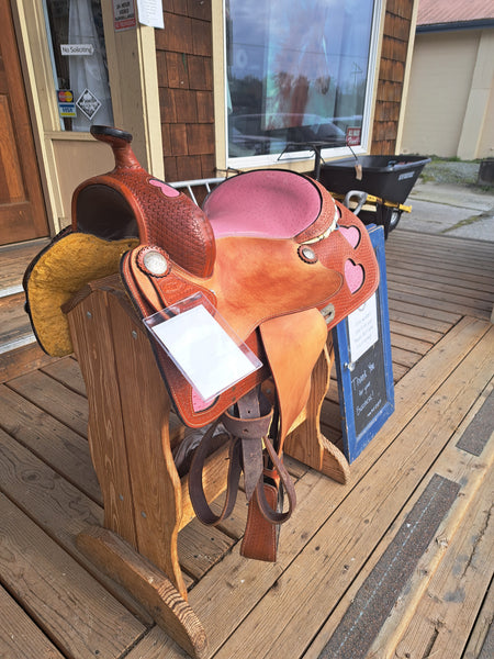 16" Double T Barrel Saddle