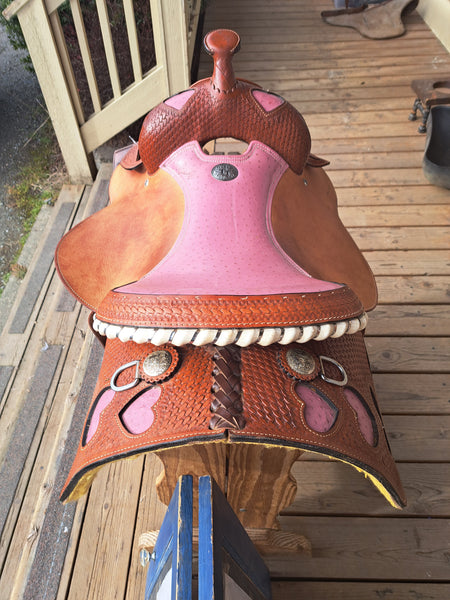 16" Double T Barrel Saddle