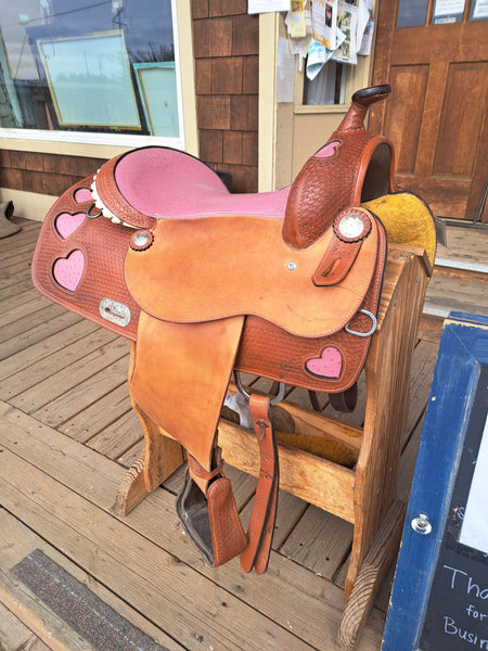 16" Double T Barrel Saddle