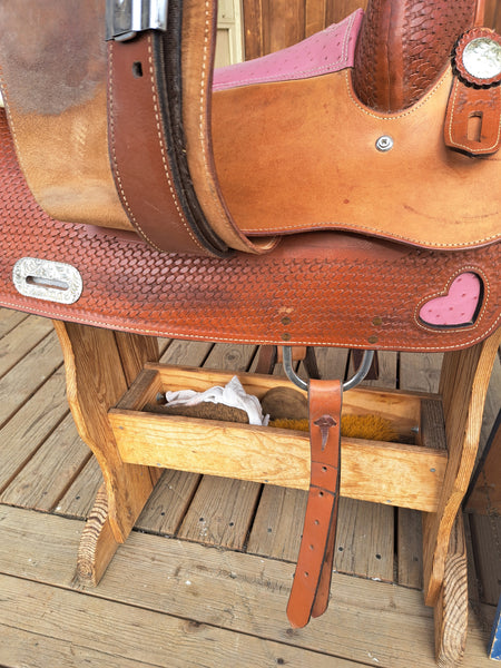 16" Double T Barrel Saddle