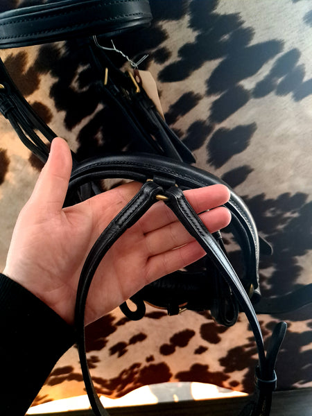 FULL Bobby's English Tack Padded Dressage Bridle