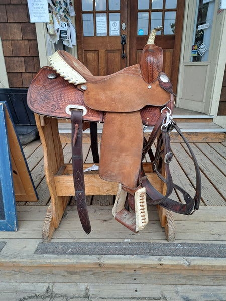 14.5" Billy Cook Barrel Saddle