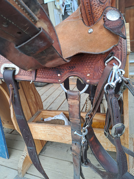 14.5" Billy Cook Barrel Saddle