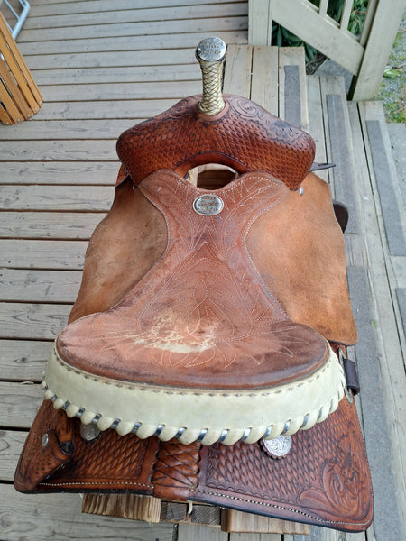 14.5" Billy Cook Barrel Saddle