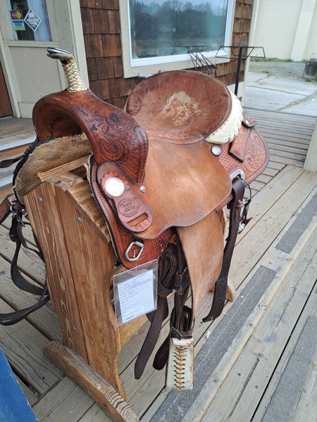 14.5" Billy Cook Barrel Saddle