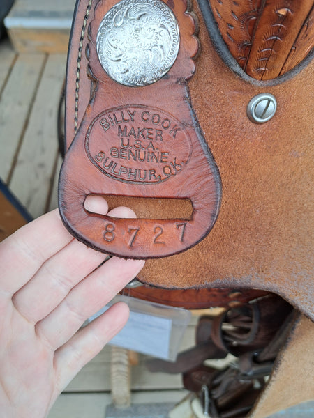 14.5" Billy Cook Barrel Saddle