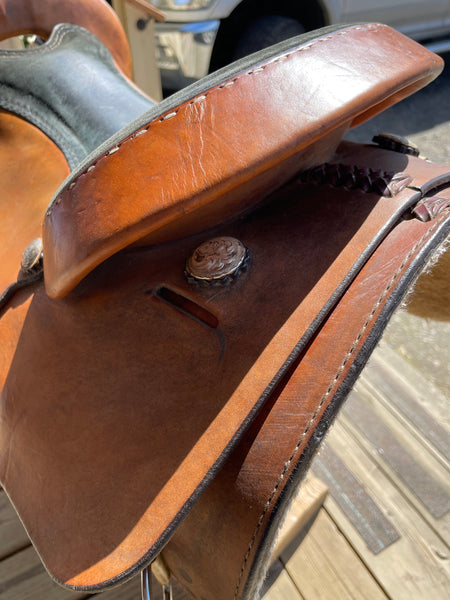 ON TRIAL 16" Silver Royal Training Saddle
