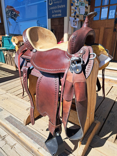17" Dakota Draft Horse Trail Saddle