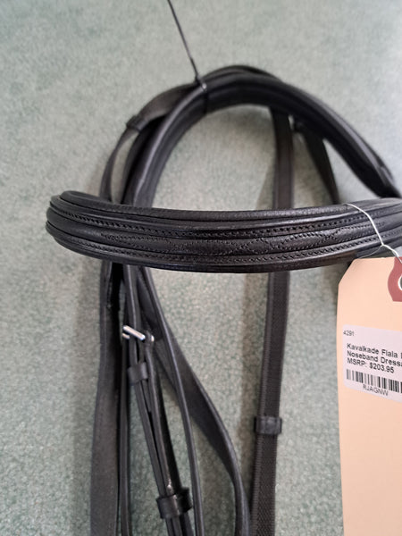 Kavalkade Fiala Drop Noseband Dressage Bridle
