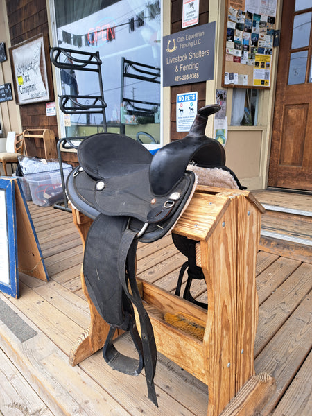 ON TRIAL 15" Action Synthetic Western Saddle