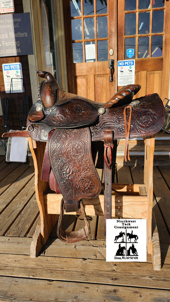 15" Vintage Simco Western Trail Saddle