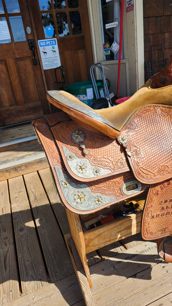 17" Mary's Custom Tack Western Equitation Show Saddle
