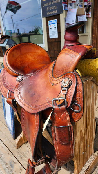 16" Valley Head Saddlery Ranch Roping Saddle