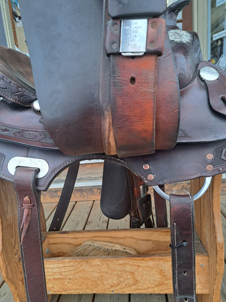 16" Rocking R Western Pleasure Saddle