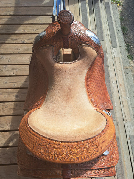 16" Blue Ribbon Western Equitation Show Saddle