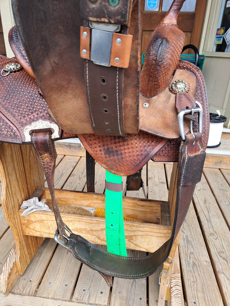13" Double J Lynn Mckenzie Special Barrel Saddle