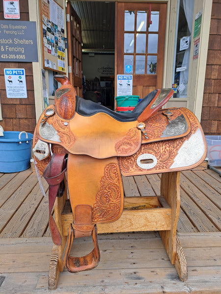 15.5" Big Horn Equitation Saddle