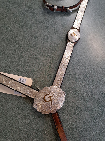 Broken Horn Show Breast Collar