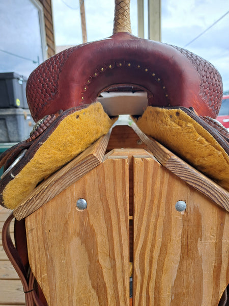 14.5" Billy Cook Round Skirt Barrel Saddle