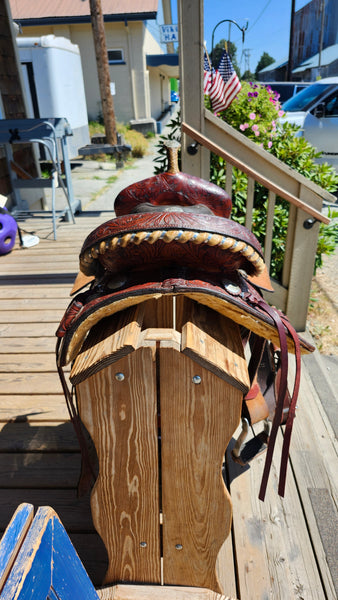 15" Rico Barrel Racing Saddle