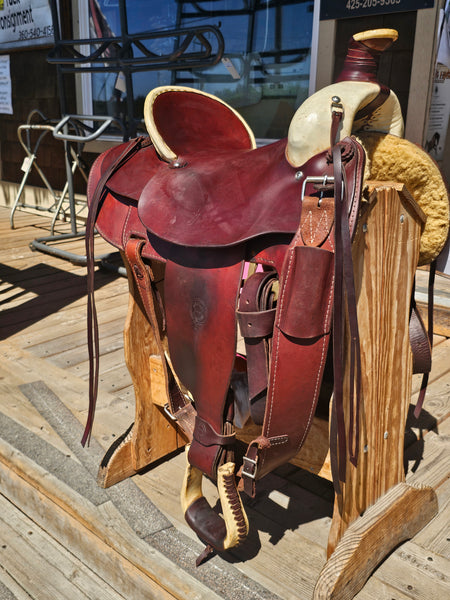 16" Colorado Saddlery Forest Service Special Roper Trail Saddle