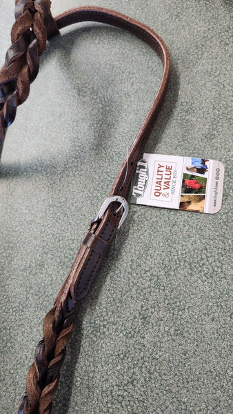 New Tough 1 Braided Leather Single Ear Western Bridle