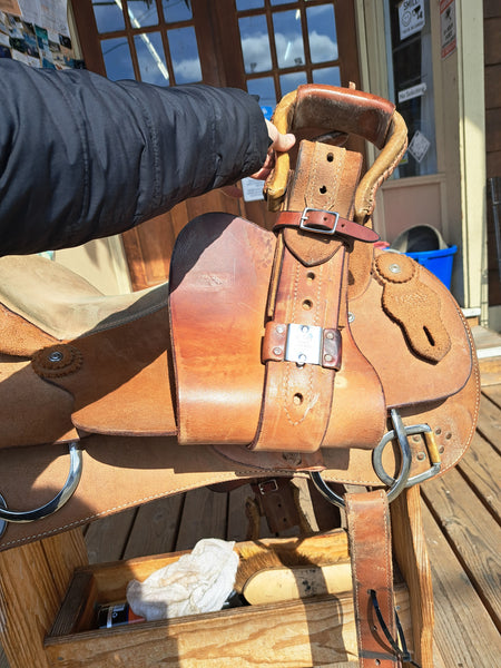 16" Sergeant's Texas Classic Roughout Work Saddle
