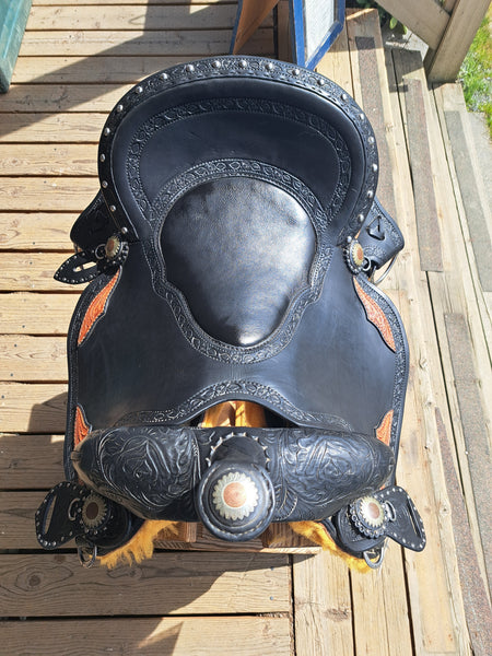 16.5" Allegany Mountain Western All Around Saddle