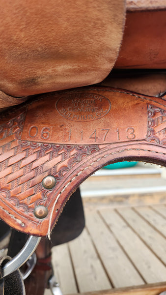 15.5" Billy Cook BW Barrel Saddle