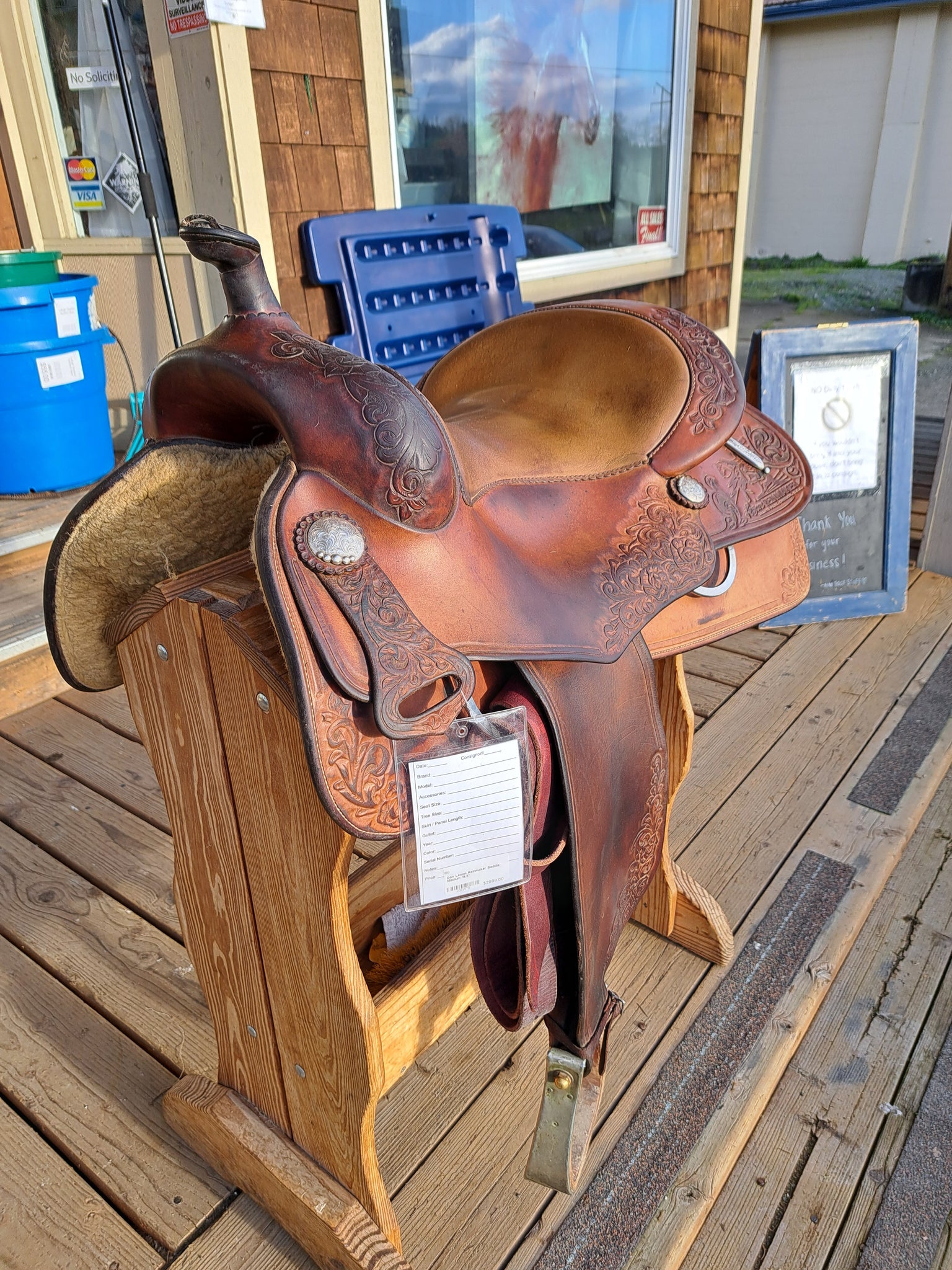 16" Don Leson Reinmaker Reining Saddle