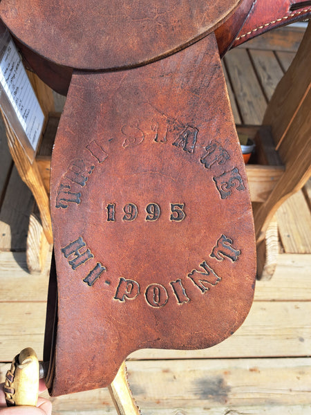 15" Lamb Co Barrel Racing Saddle